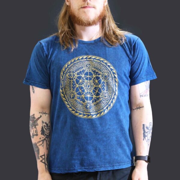 chakra blue t-shirt