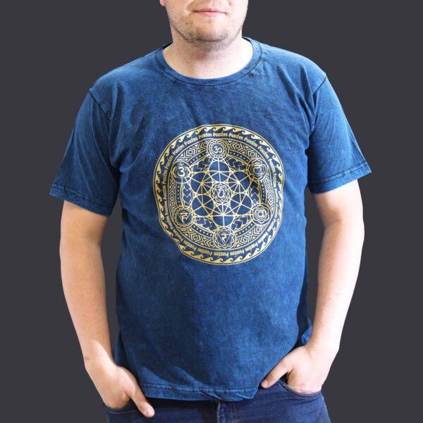 chakra blue t-shirt