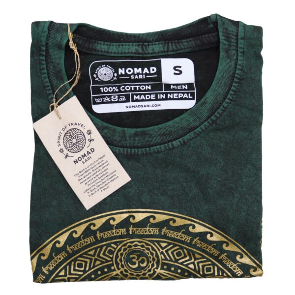 chakra green t-shirt
