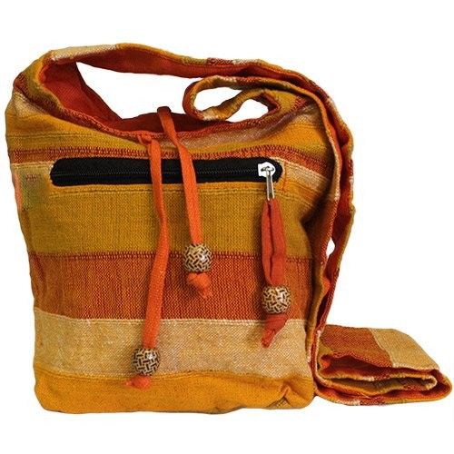 orange nepal bag