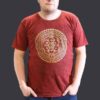 chakra maroon t-shirt