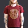chakra maroon t-shirt