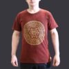 chakra maroon t-shirt