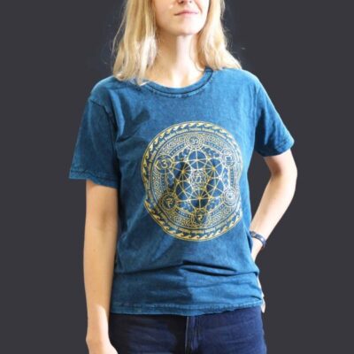 chakra blue t-shirt