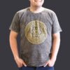 chakra dark grey t-shirt