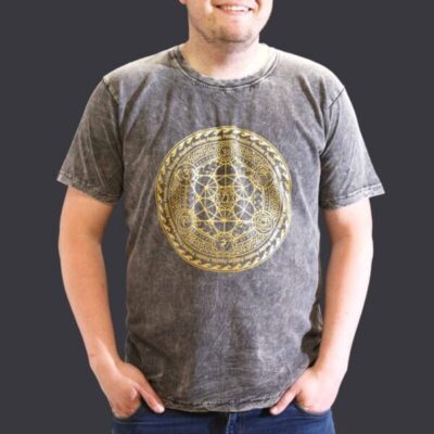chakra dark grey t-shirt