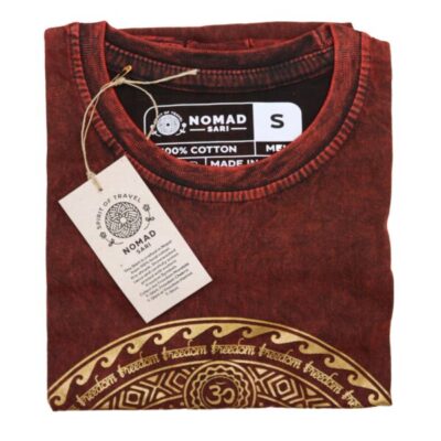 chakra maroon t-shirt