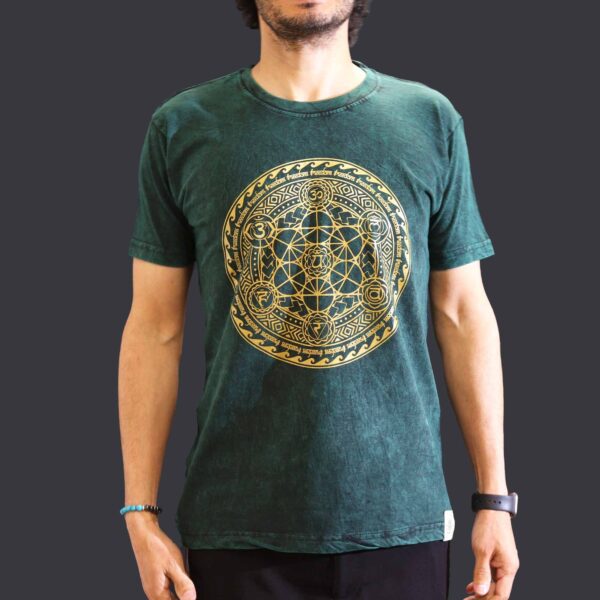 chakra green t-shirt