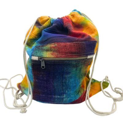 Hemp Tie-Dye String Bag