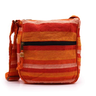 orange nepal bag
