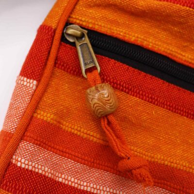 orange nepal bag