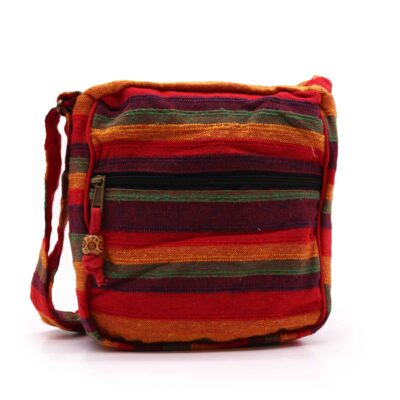 Sunset Reds Nepal Sling Bag (Adjustable Strap) (L)