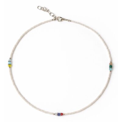 Nepalese Extra Fine Gem Necklace - Pearl and Cut Beads