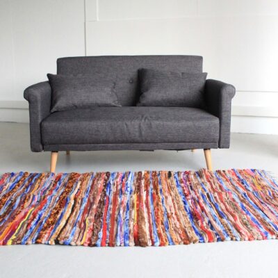 Velvet Rag Rug - 105 x 185cm