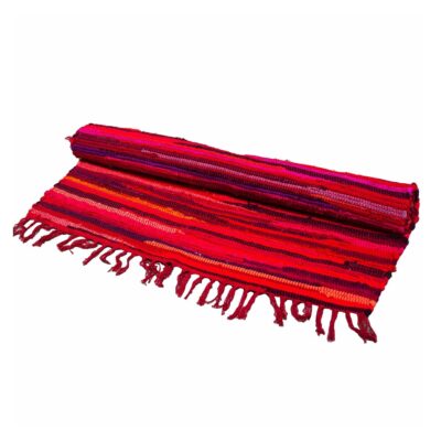 Shocking Pinks Premium Rag Rug - 150 x 90cm