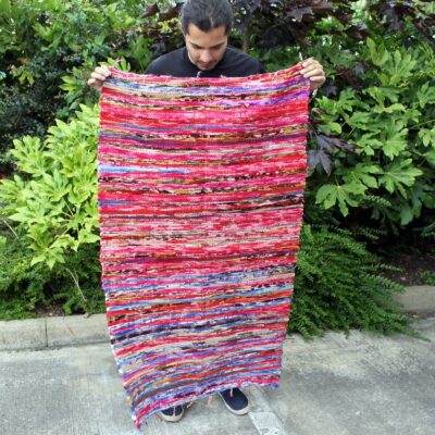 Velvet Rag Rug - 128 x 75cm