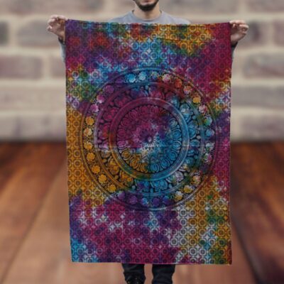 Mandala Elephant Cotton Wall Art