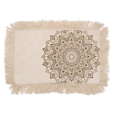 Lotus Mandala Cushion Cover: Bronze - 30x50cm